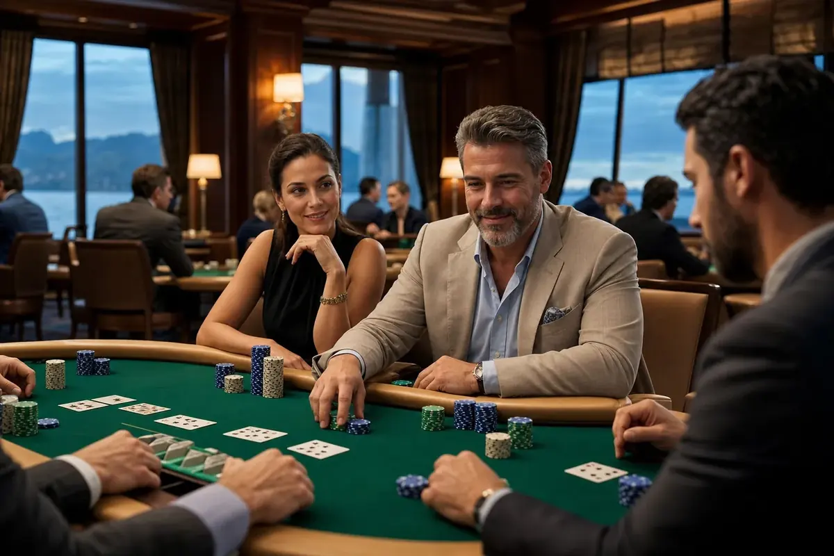 Casino gaming tables inside the ToonieBet lobby