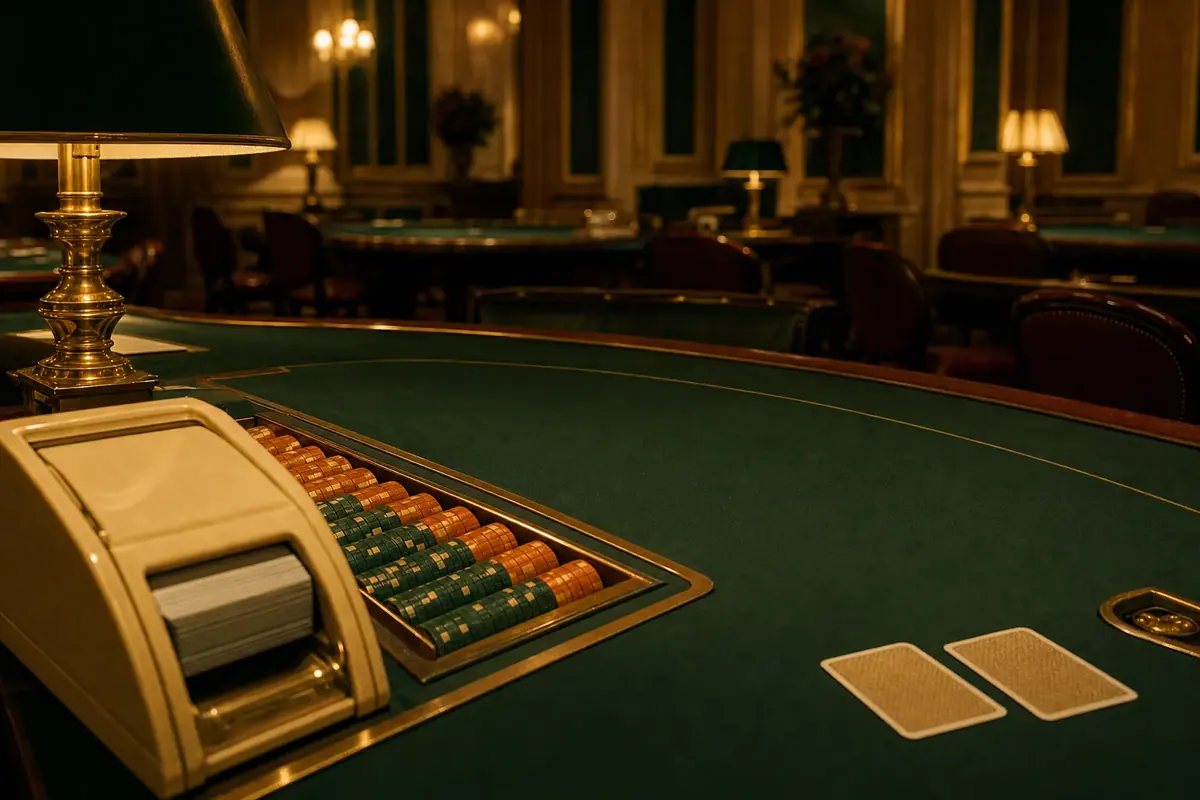 Royal Vegas casino gaming table